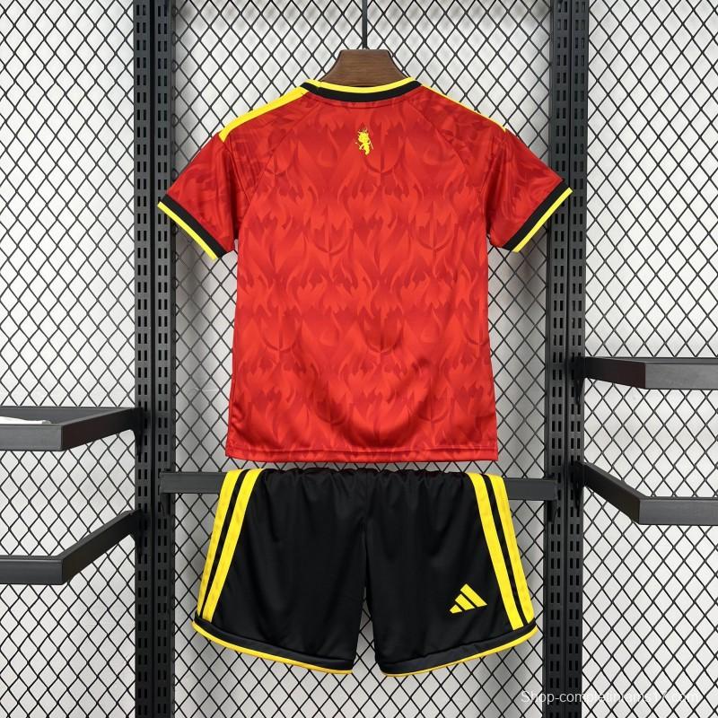 2026 Kids Belgium World Cup Home Kit