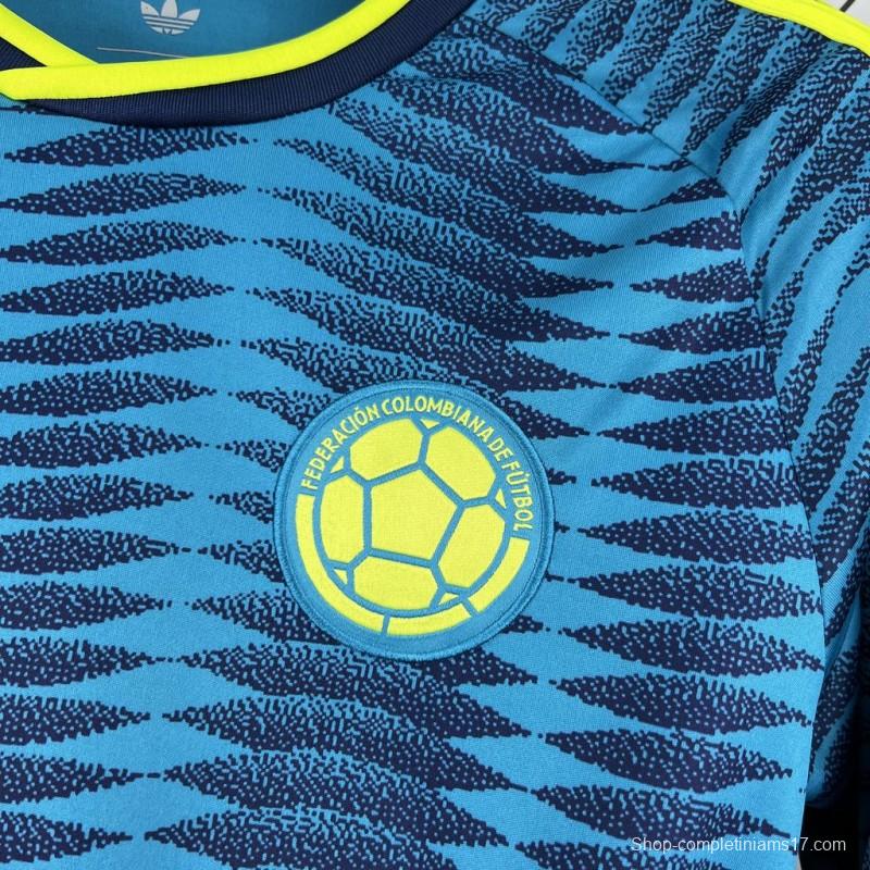 2026 Mens Colombia World Cup Away Long Sleeve Jersey