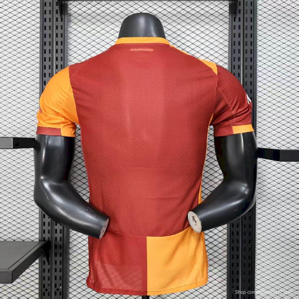 2025/26 Player Version Mens Galatasarays Home Jersey