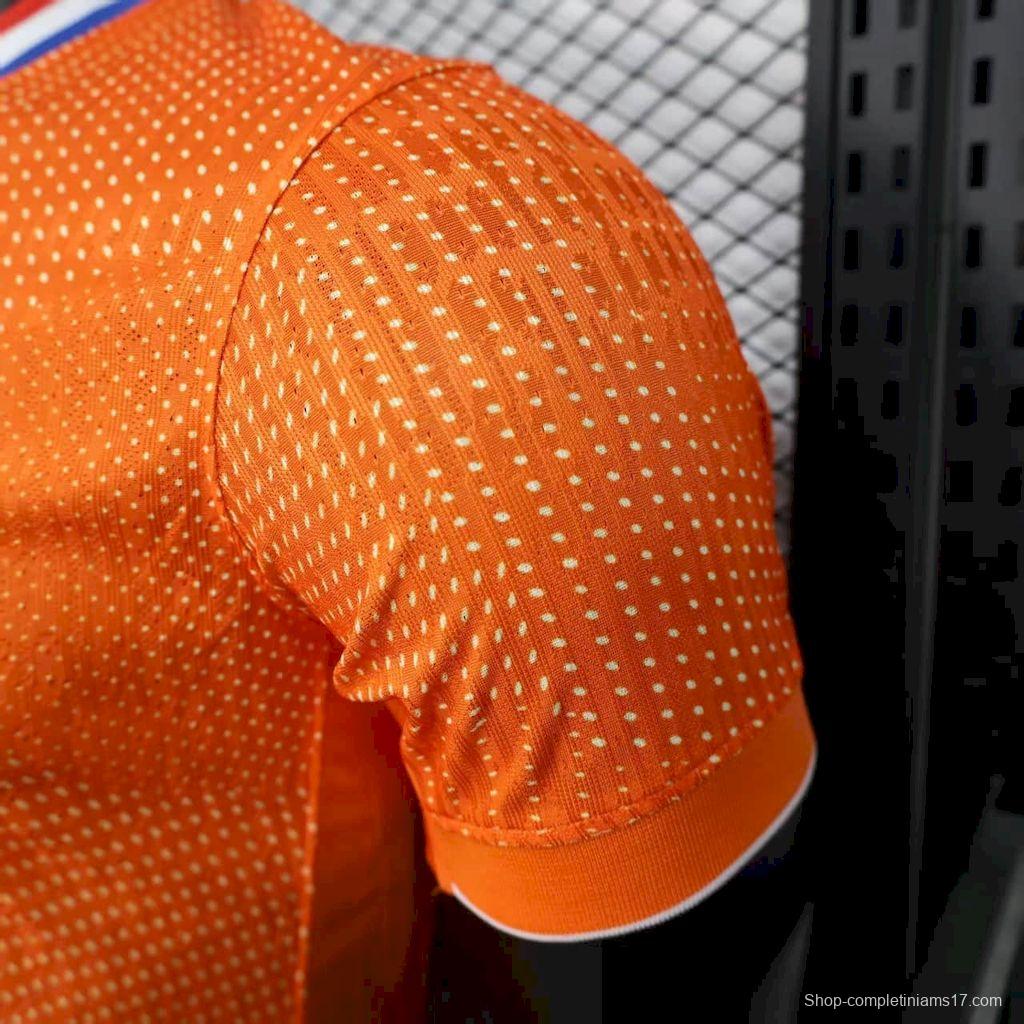 2025 Player Version Mens Netherlands (Women’s Team) Home Jersey