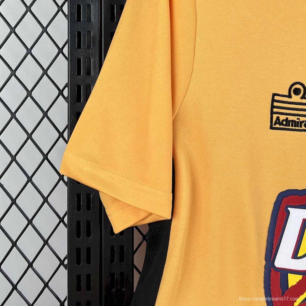 2003/04 Retro Wolverhampton Wanderers Home Gold with Black Trim Jersey