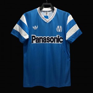 Retro 90/91 Olympique Marseille Away Soccer Jersey