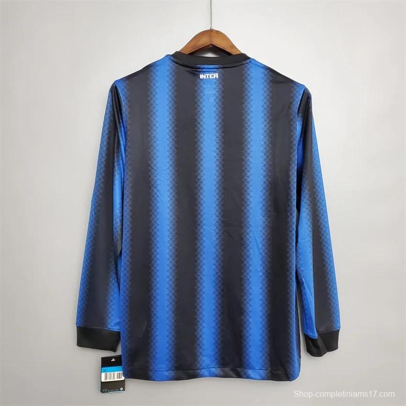 Retro 10/11 Inter Milan Home Long Sleeve Jersey