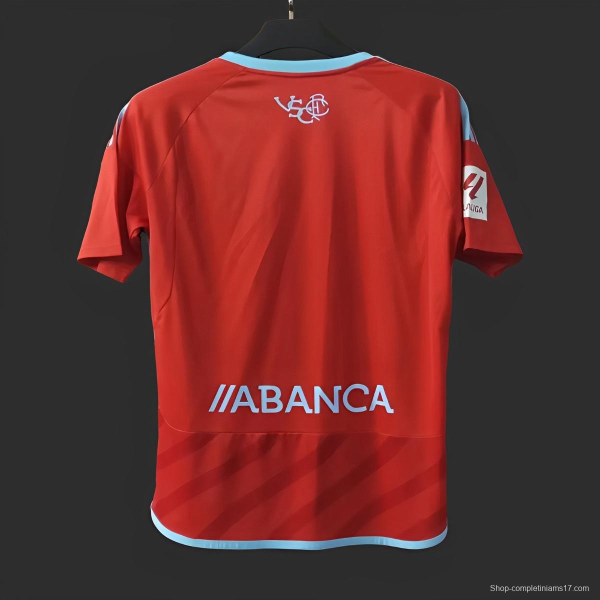 23/24 Celta de Vigo Away Red Jersey