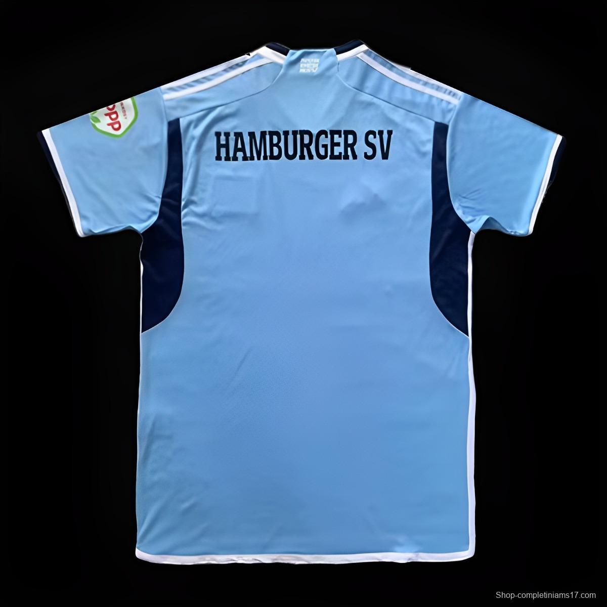 23/24 Hamburger SV Away Blue  Jersey