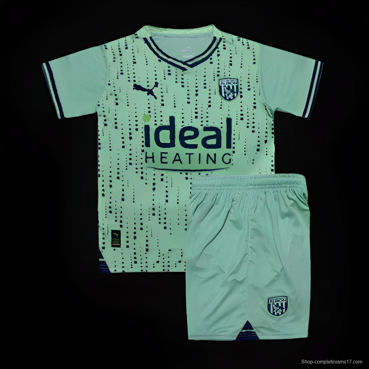 23/24 Kids West Bromwich Away Green Jersey