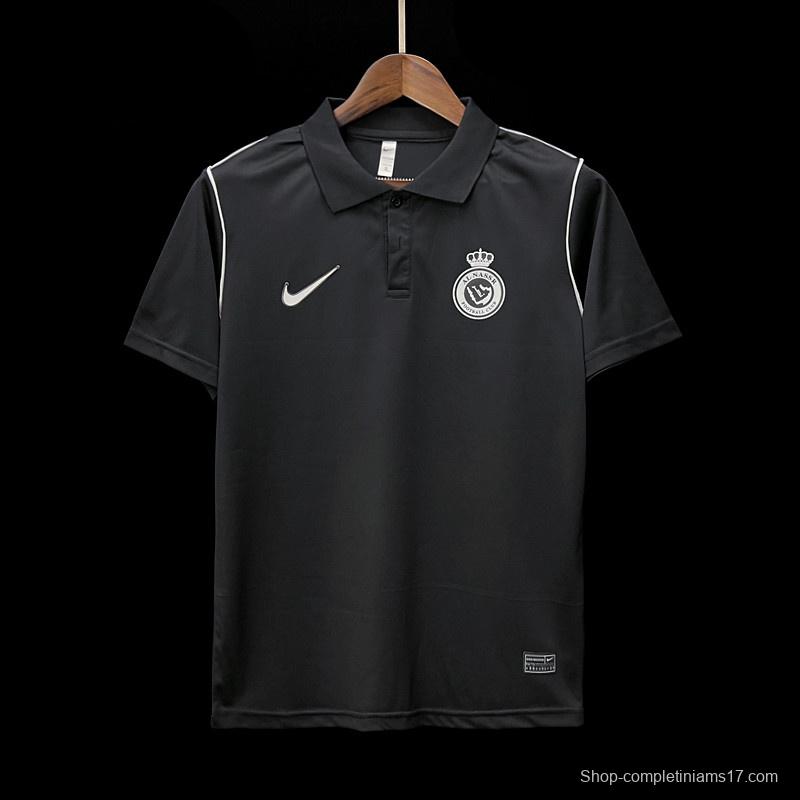 23/24 Al-Nassr Black POLO Jersey