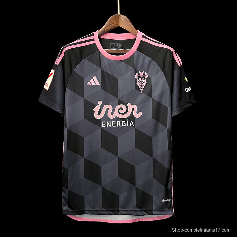 23/24 Albacete Balompie Away Black Jersey