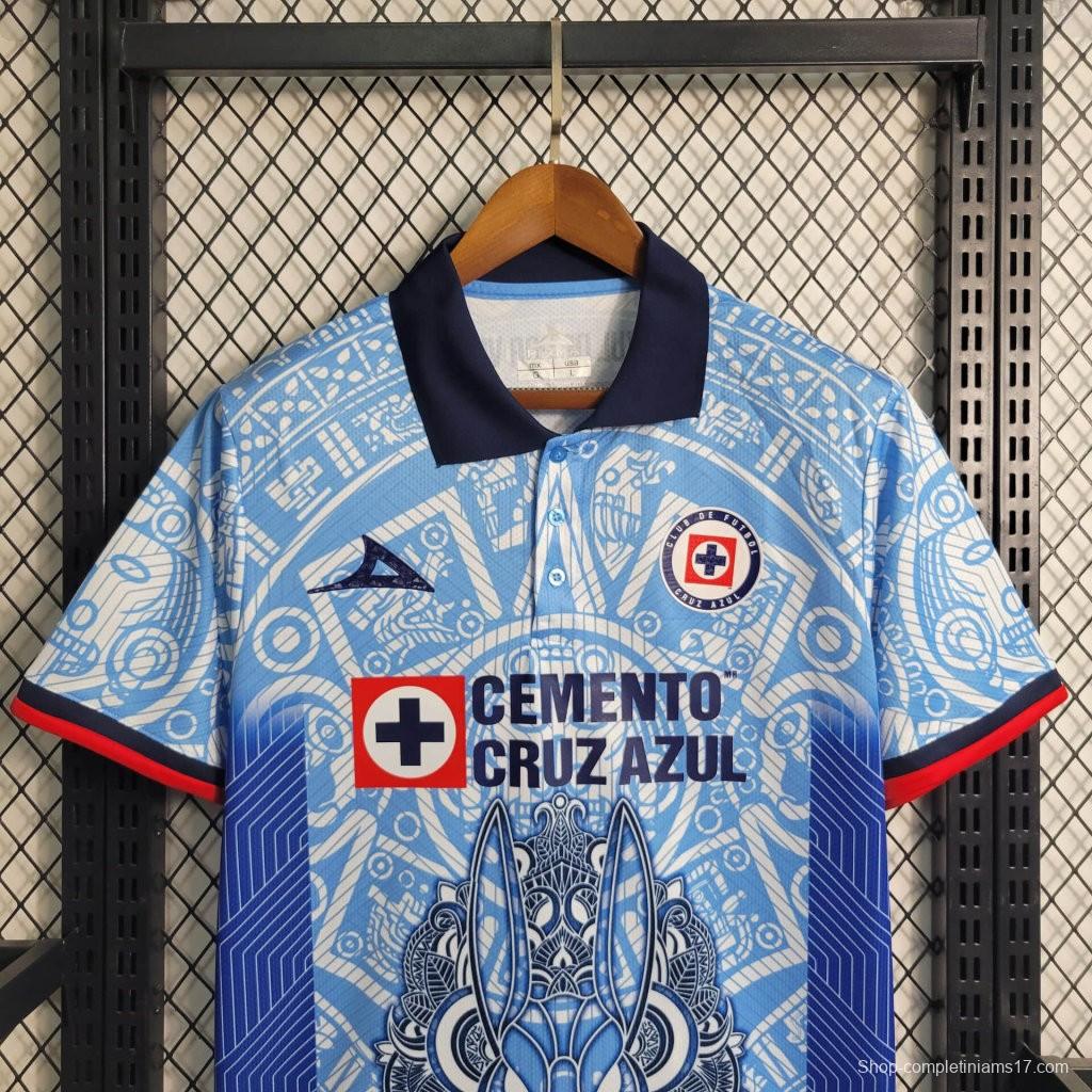 23/24 Cruz Azul Sky Blue Day of the Dead Special Jersey