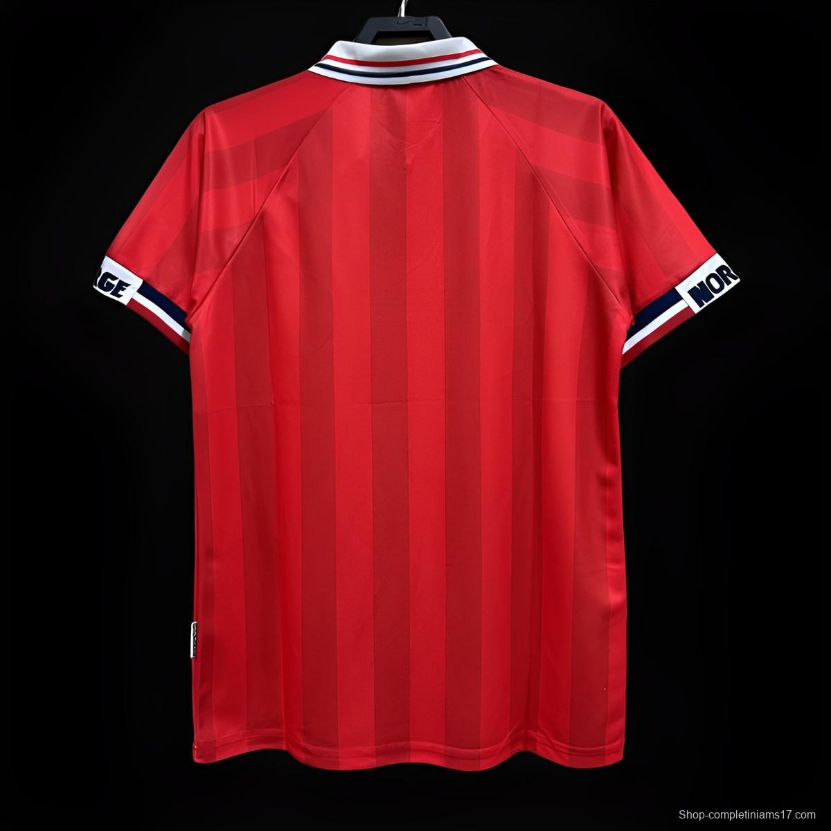 Retro 1998 Norway Home Jersey