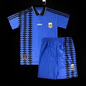 Retro Kids 1994 Argentina Away Jersey