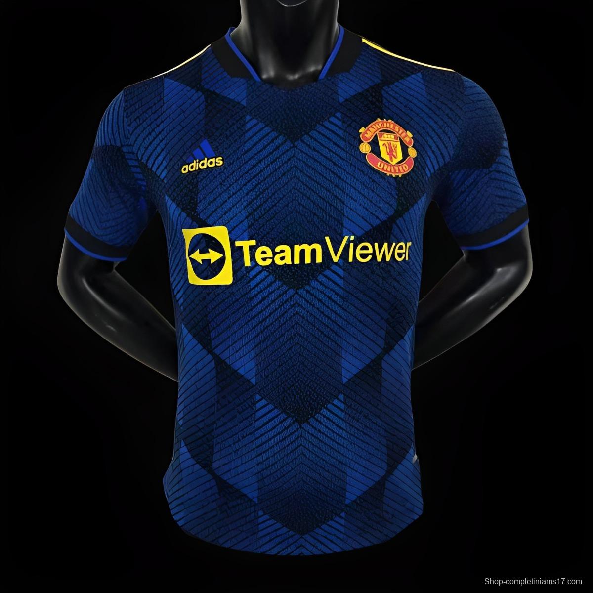 Player Version 21/22 Retro Manchester United Third Jersey