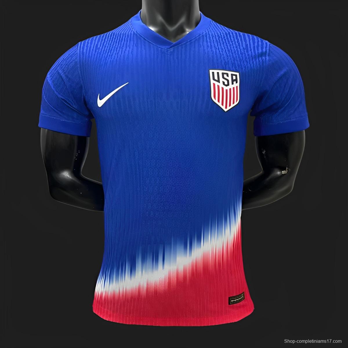 Player Version 2024 USA Blue/Red Special Jersey