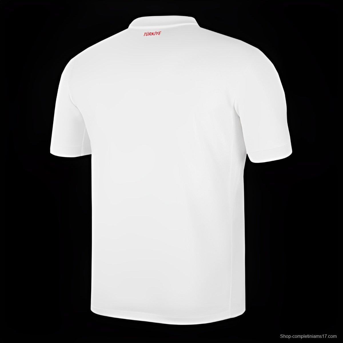 2024 Turkey Away White Jersey