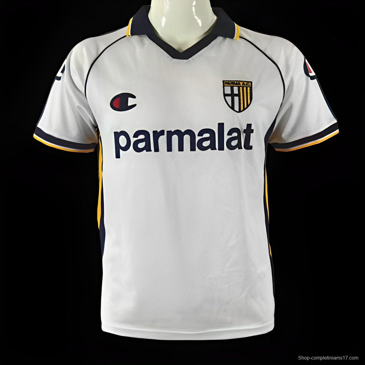 Retro 03/04 Parma Away White Jersey