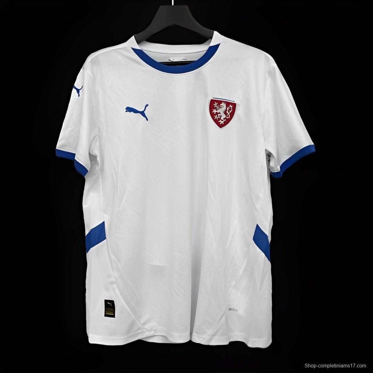 2024 Czech Republic Away White Jersey