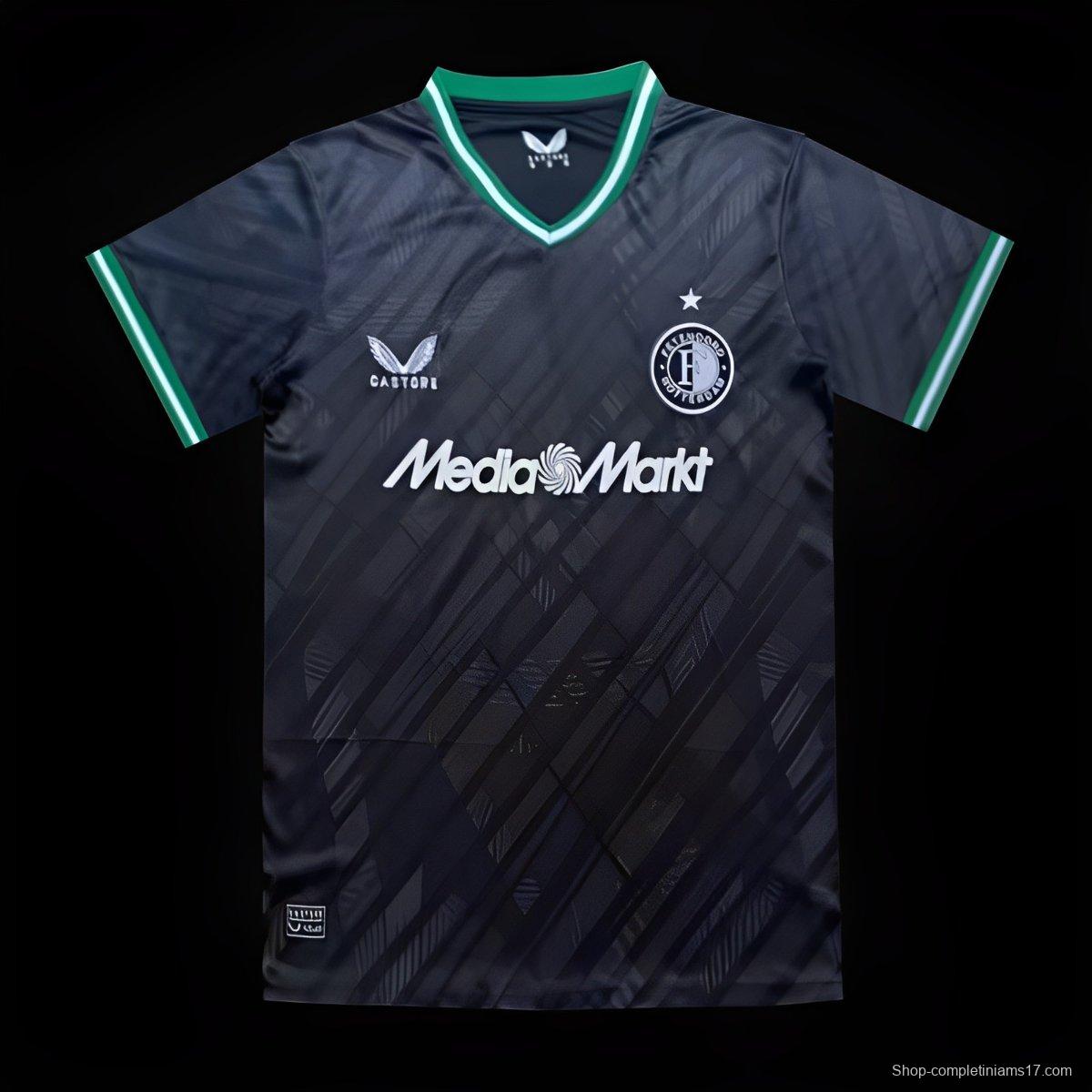 24/25 Feyenoord Rotterdam Away Black Jersey