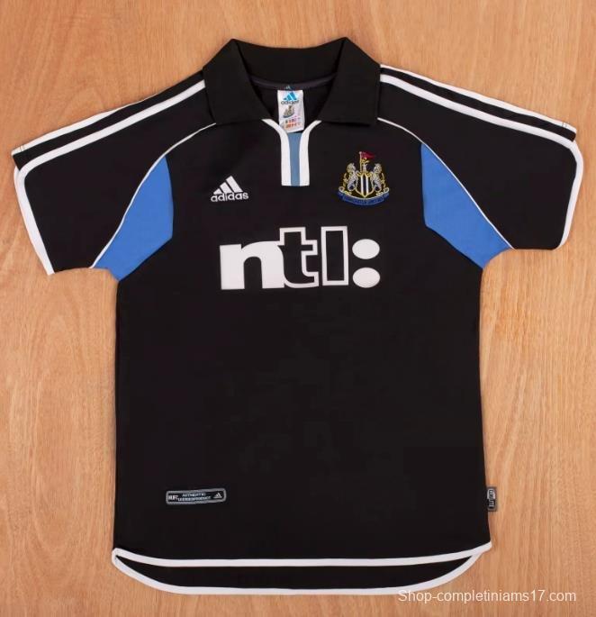 Retro 01/02 Newcastle United Away Black Jersey