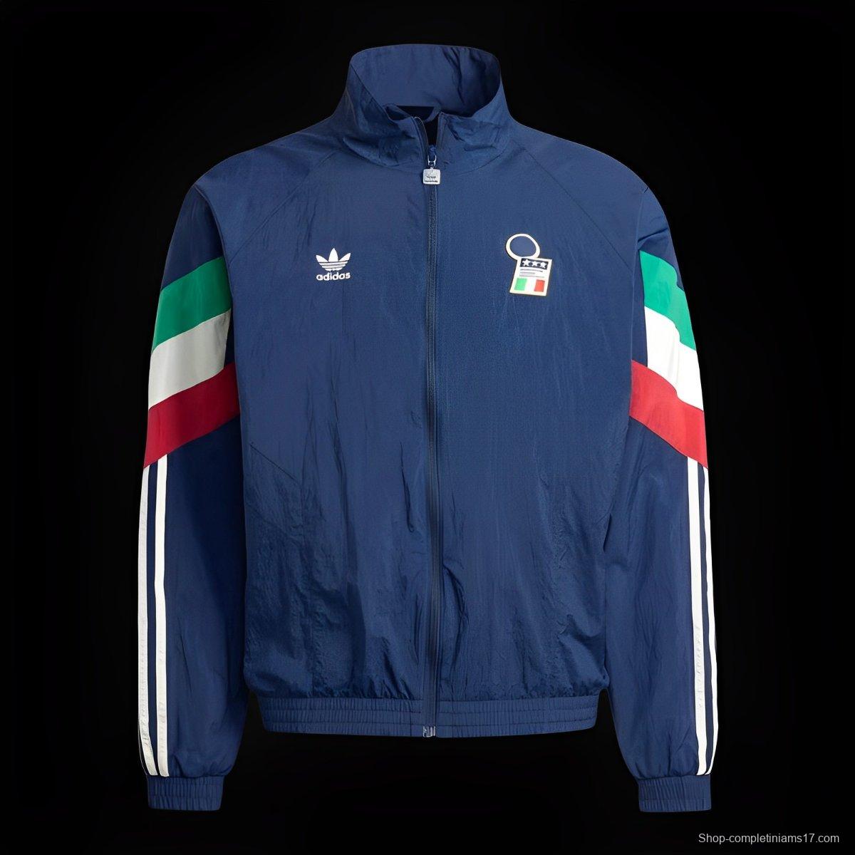 2024 Italy Navy Windbreaker