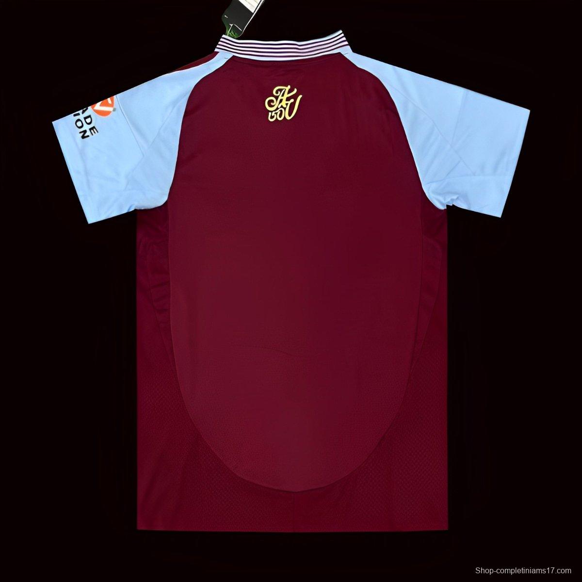 24/25 Aston Villa Home Jersey