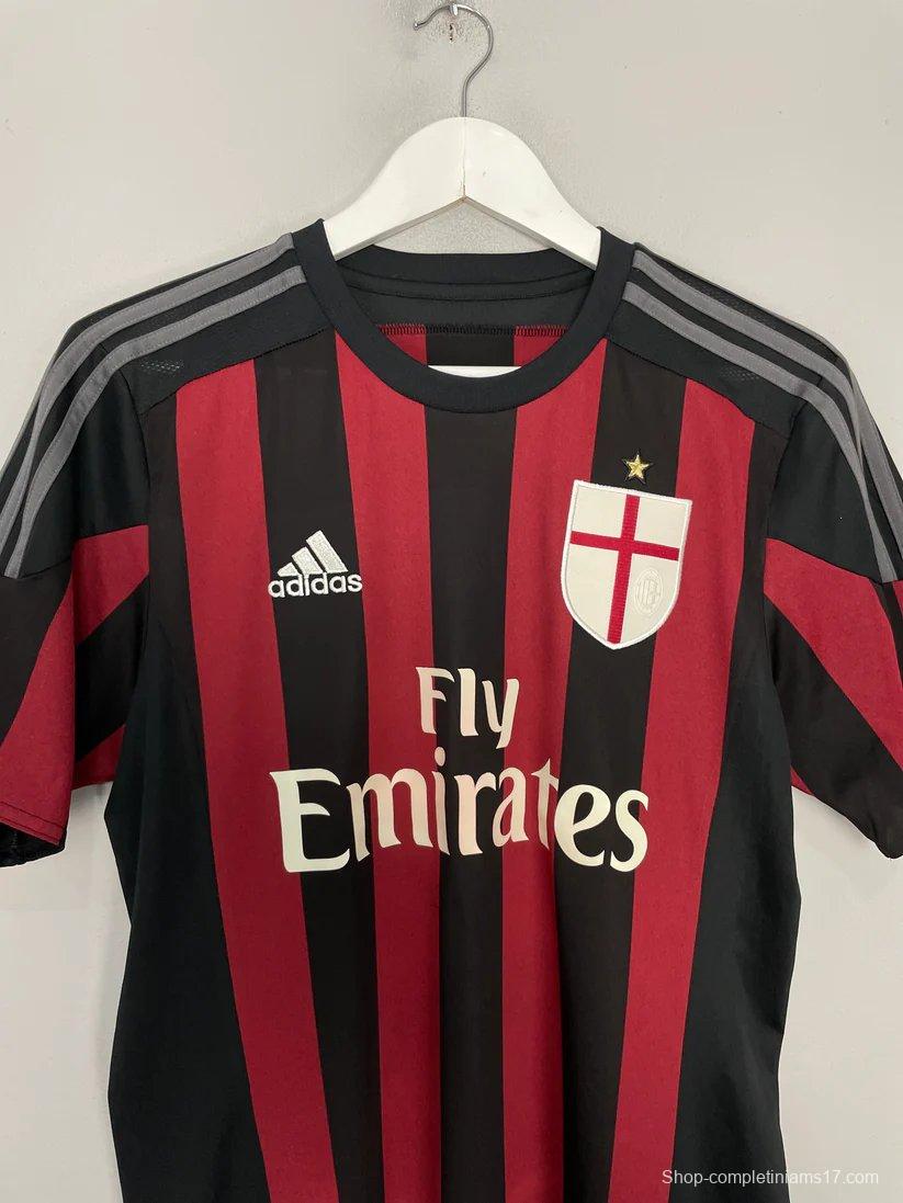 Retro 15/16 AC Milan Home Jersey