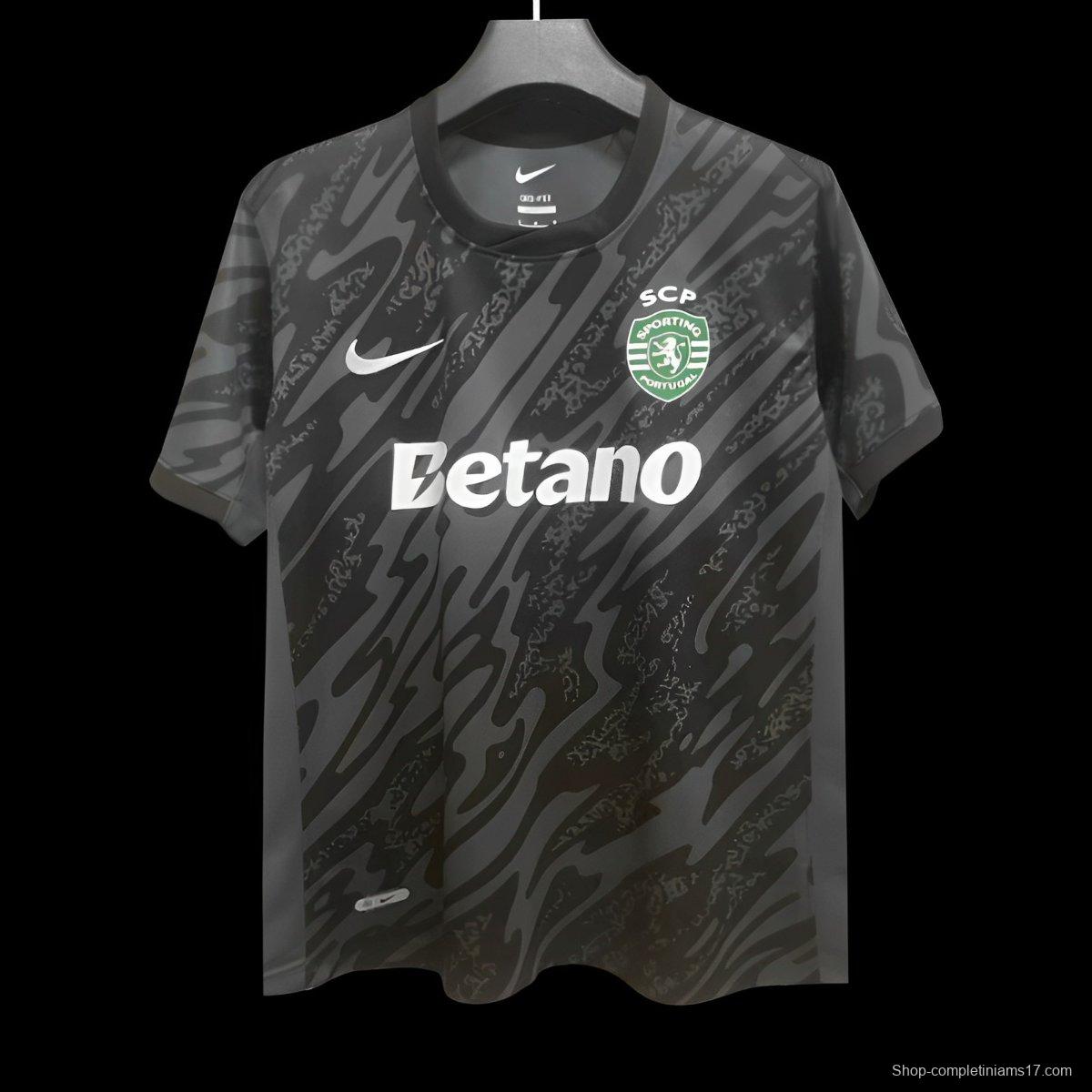 24/25 Sporting Lisbon Black Goalkeeper Jersey