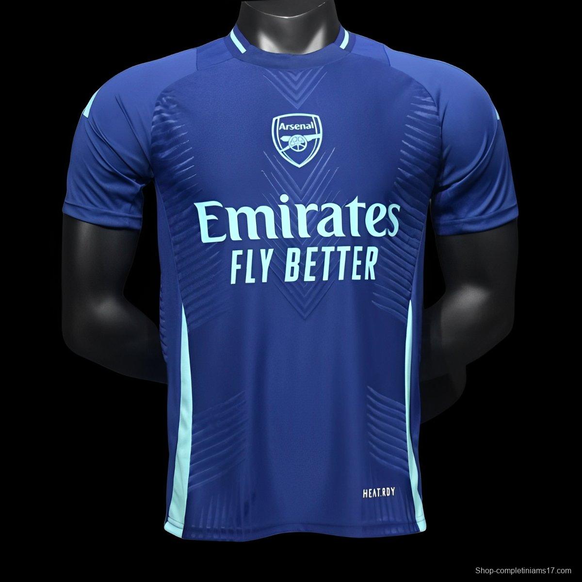 Player Version 24/25 Arsenal Blue Pre-Match Jersey