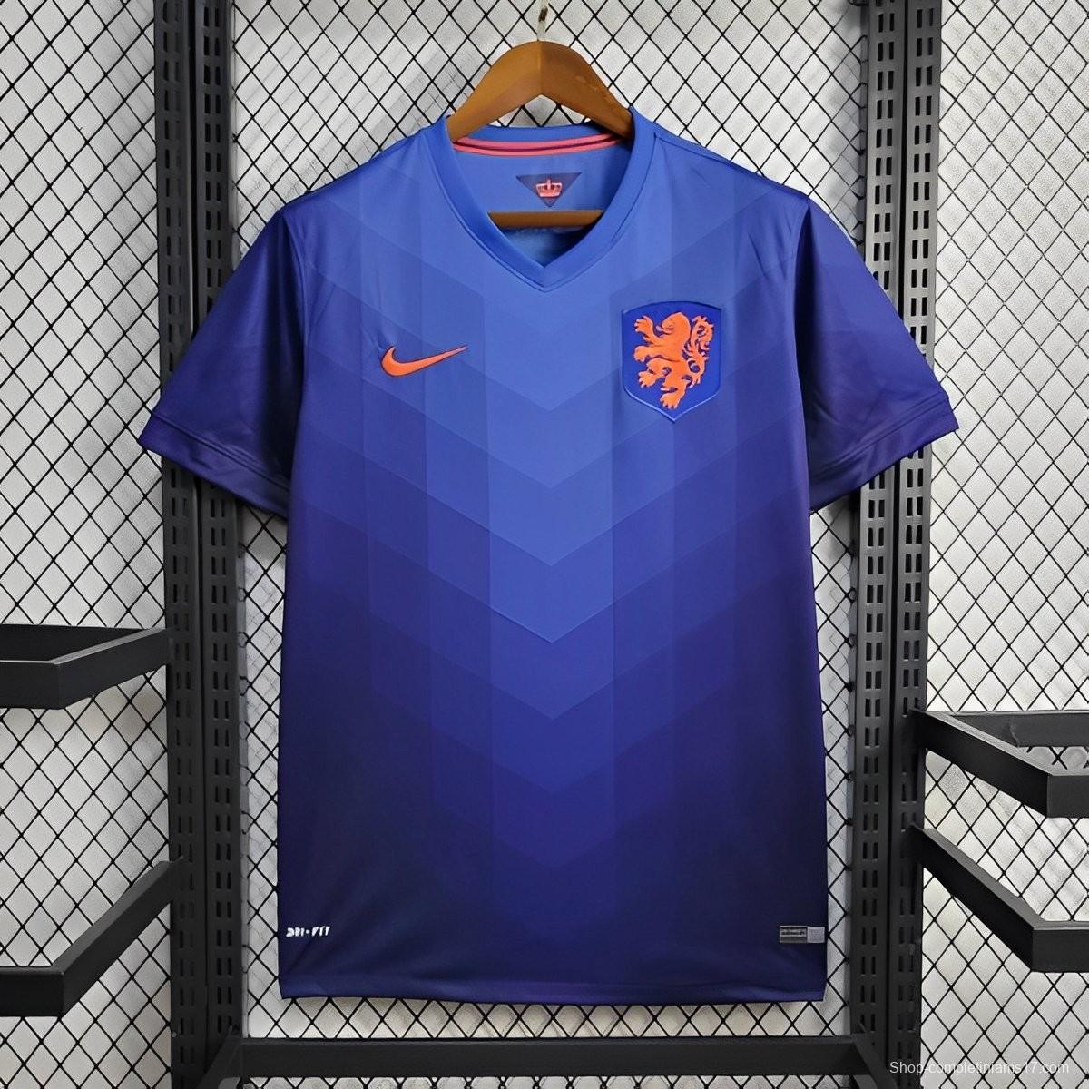 2014 Retro Netherlands Away Jersey