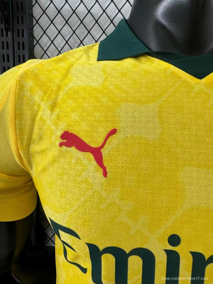 Player Version 25/26 AC Away Yellow Jersey