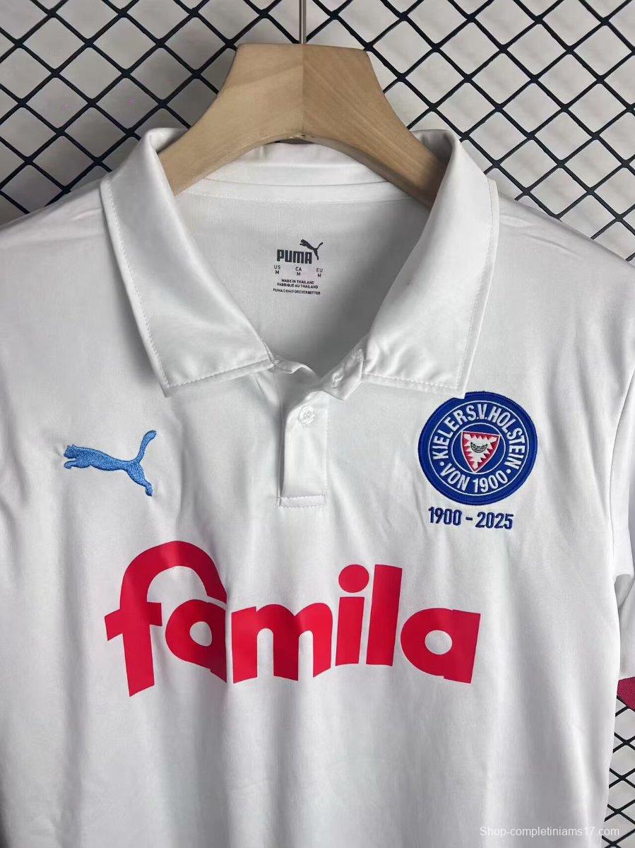 24/25 Holstein Kiel 125Th Anniversary WHITE Jersey
