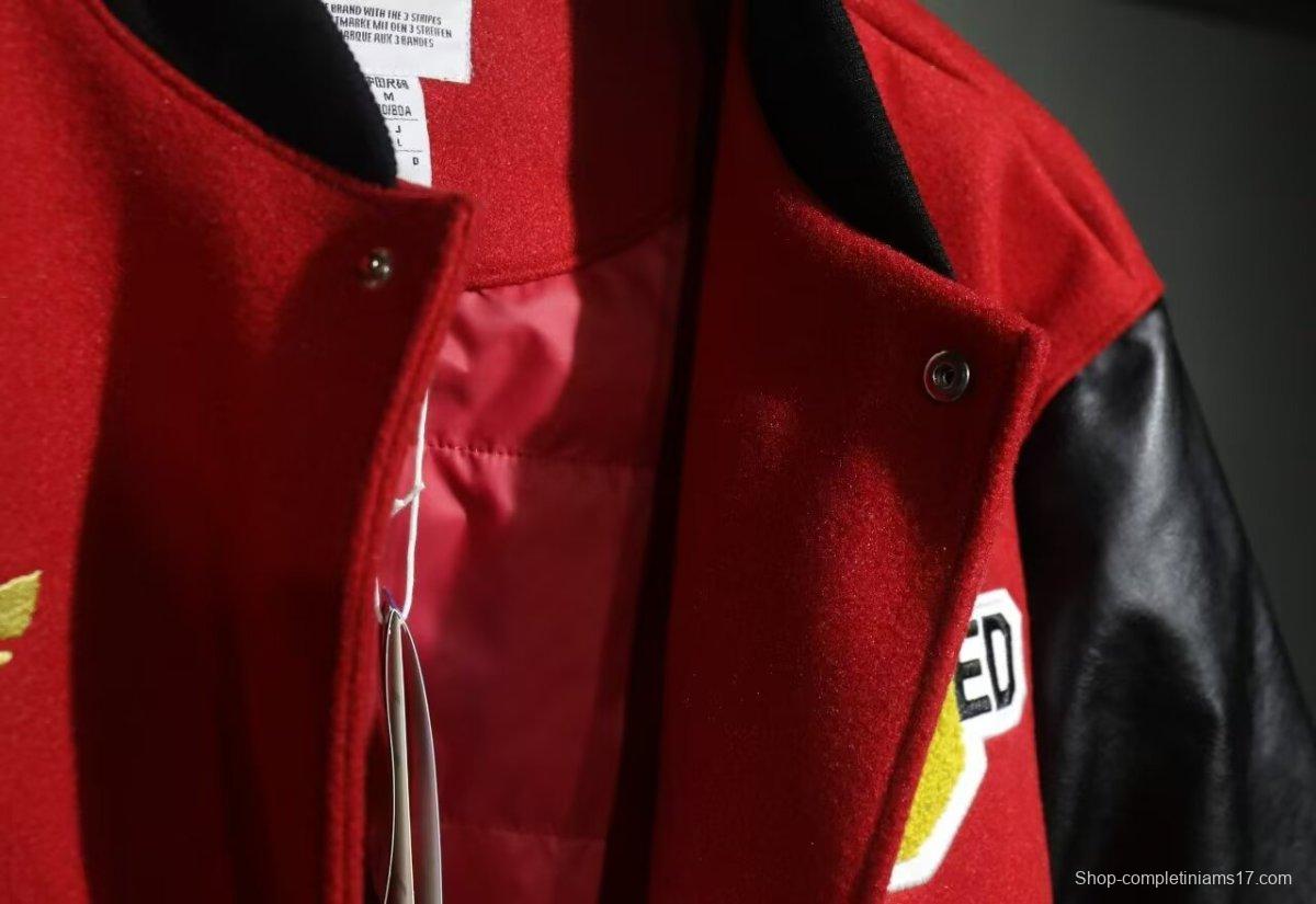 24/25 Manchester United Letterman Red/Black Jacket