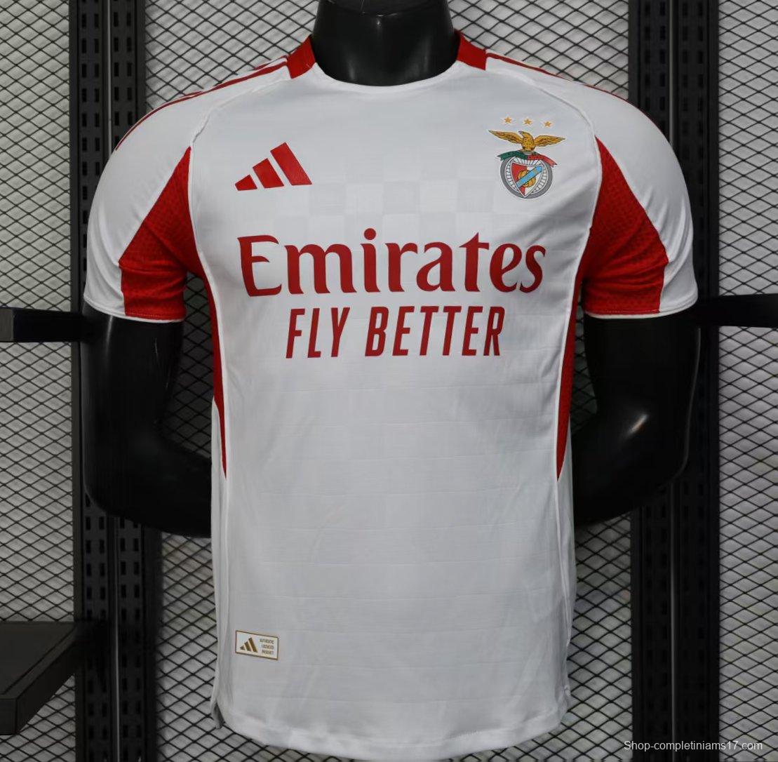 Player Version 25/26 Benfica Third WHITE Jersey