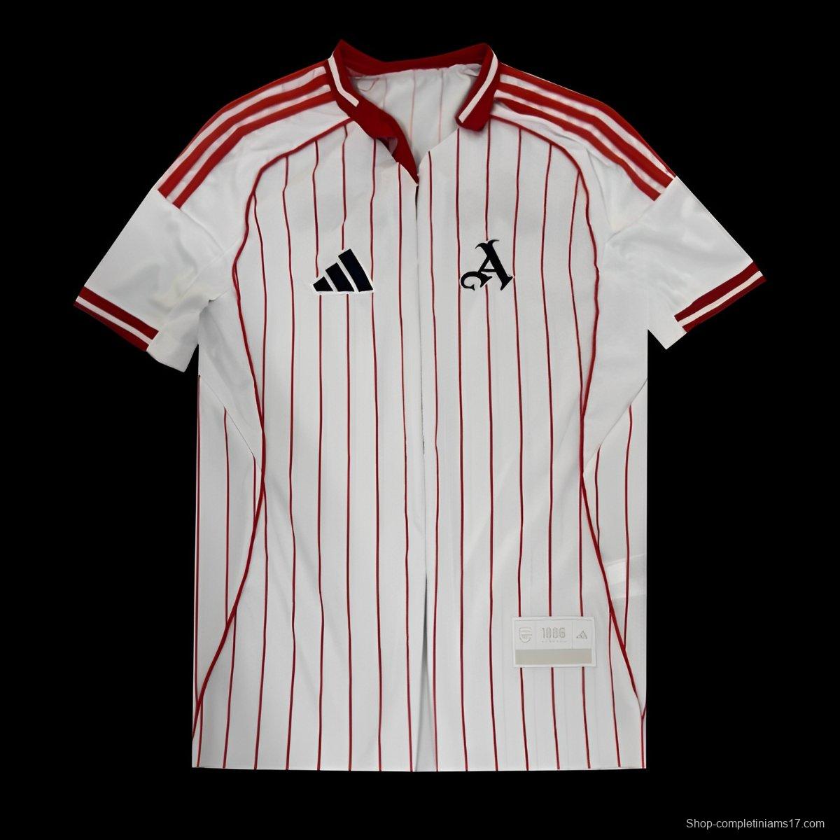 25/26 Arsenal US Football Baseball White Jersey