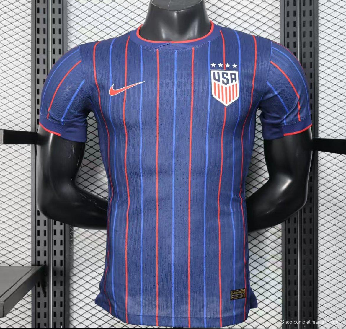 Player Version 2025 USA Away Jersey