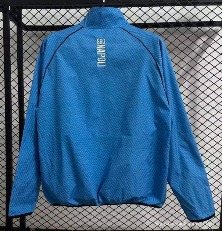 25/26 Napoli Blue Full Zipper Windbreaker