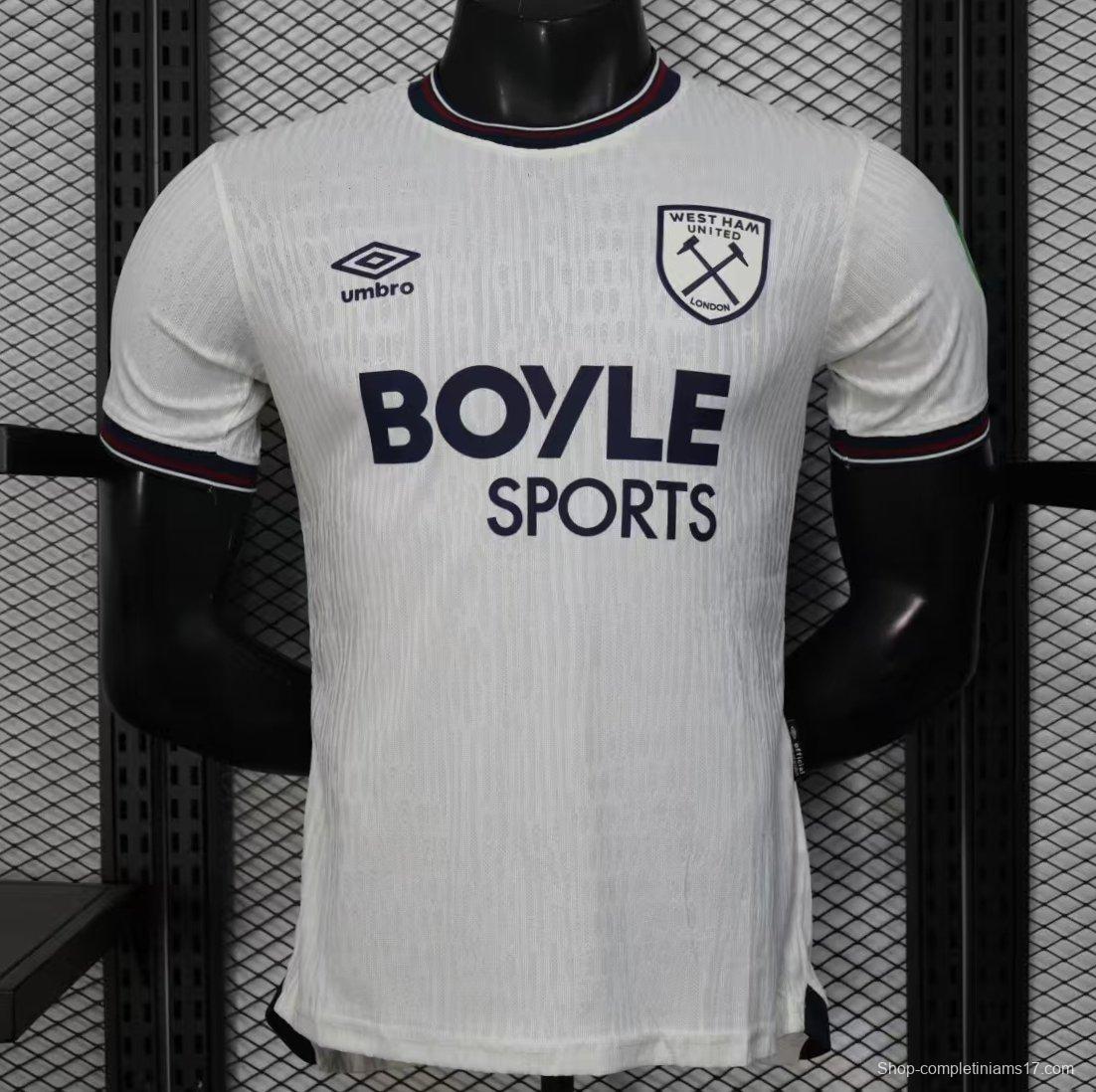 Player Version 25/26 West Ham Away Jersey