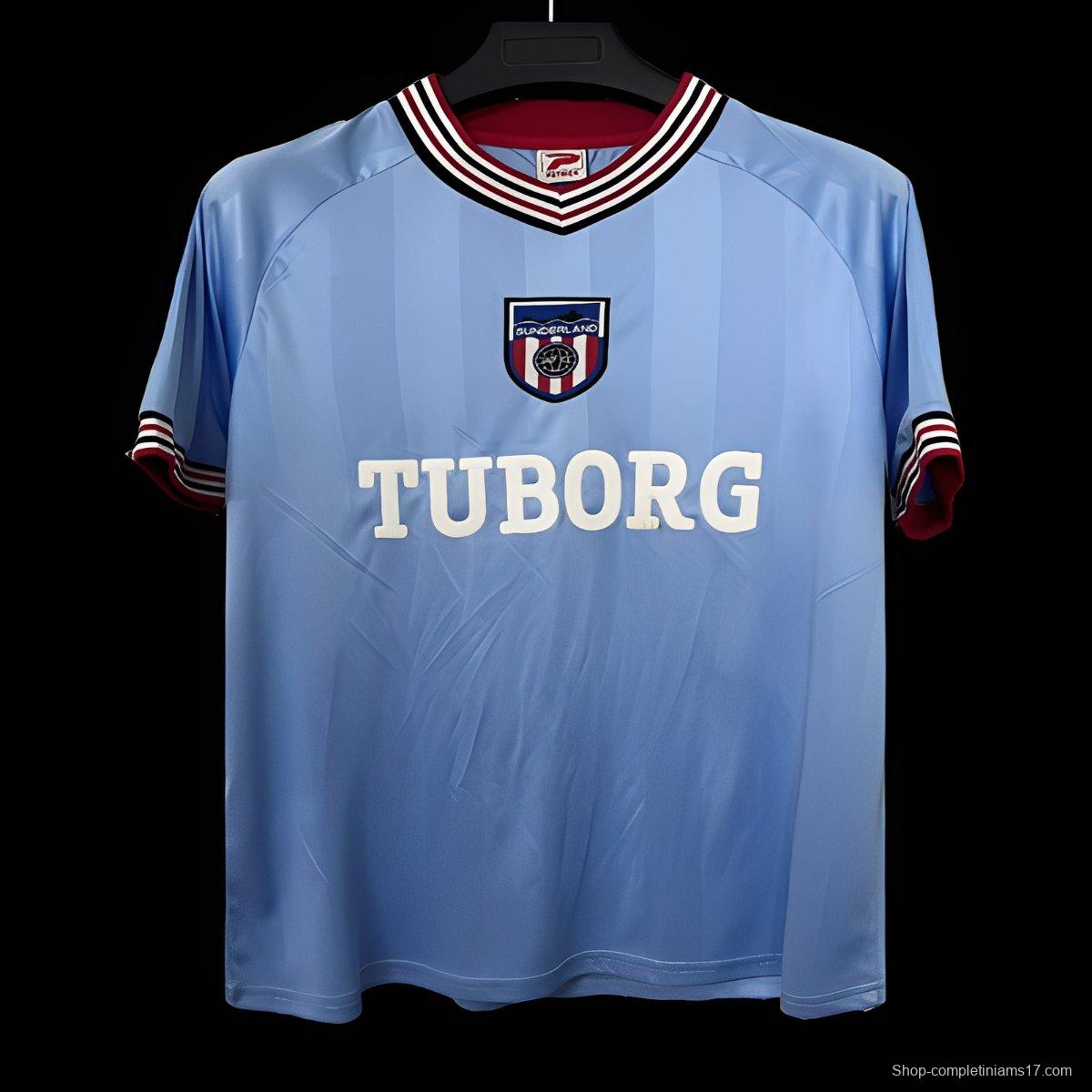 Retro 86/87 Sunderland Away Blue Jersey