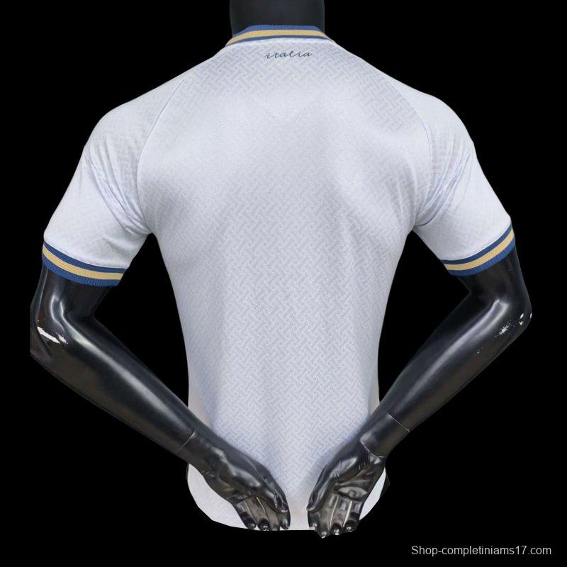Player Version 2025 Italy Away WHITE Jersey