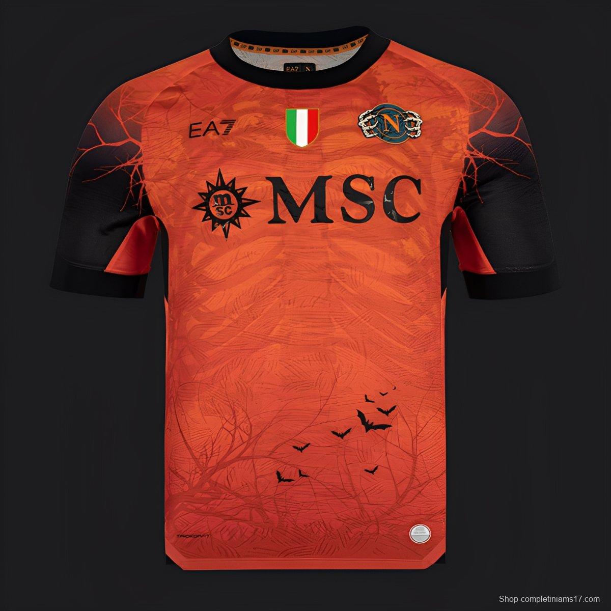25/26 SSC Napoli Halloween Orange Jersey