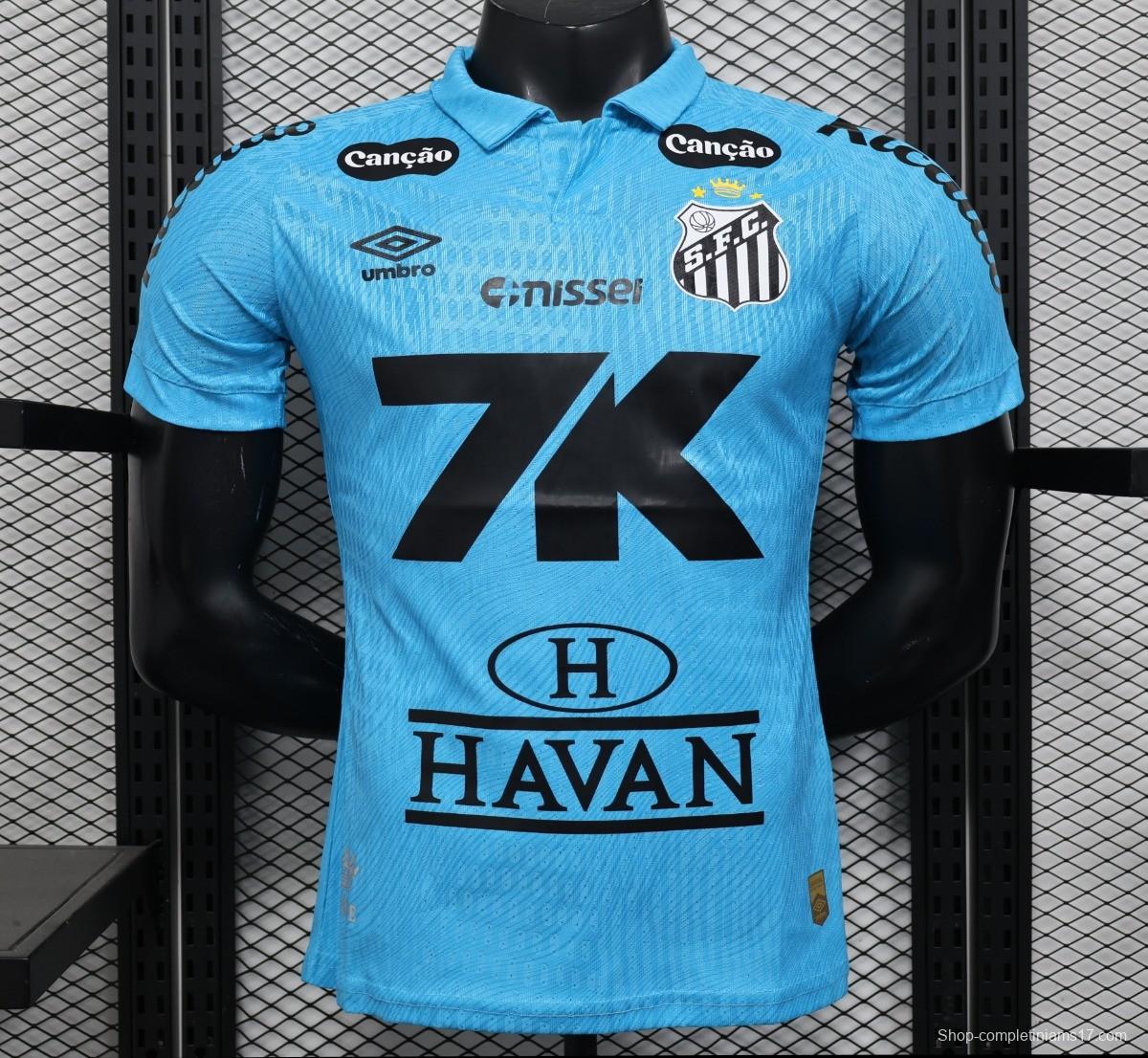 Player Version 25/26 Santos Blue Jersey
