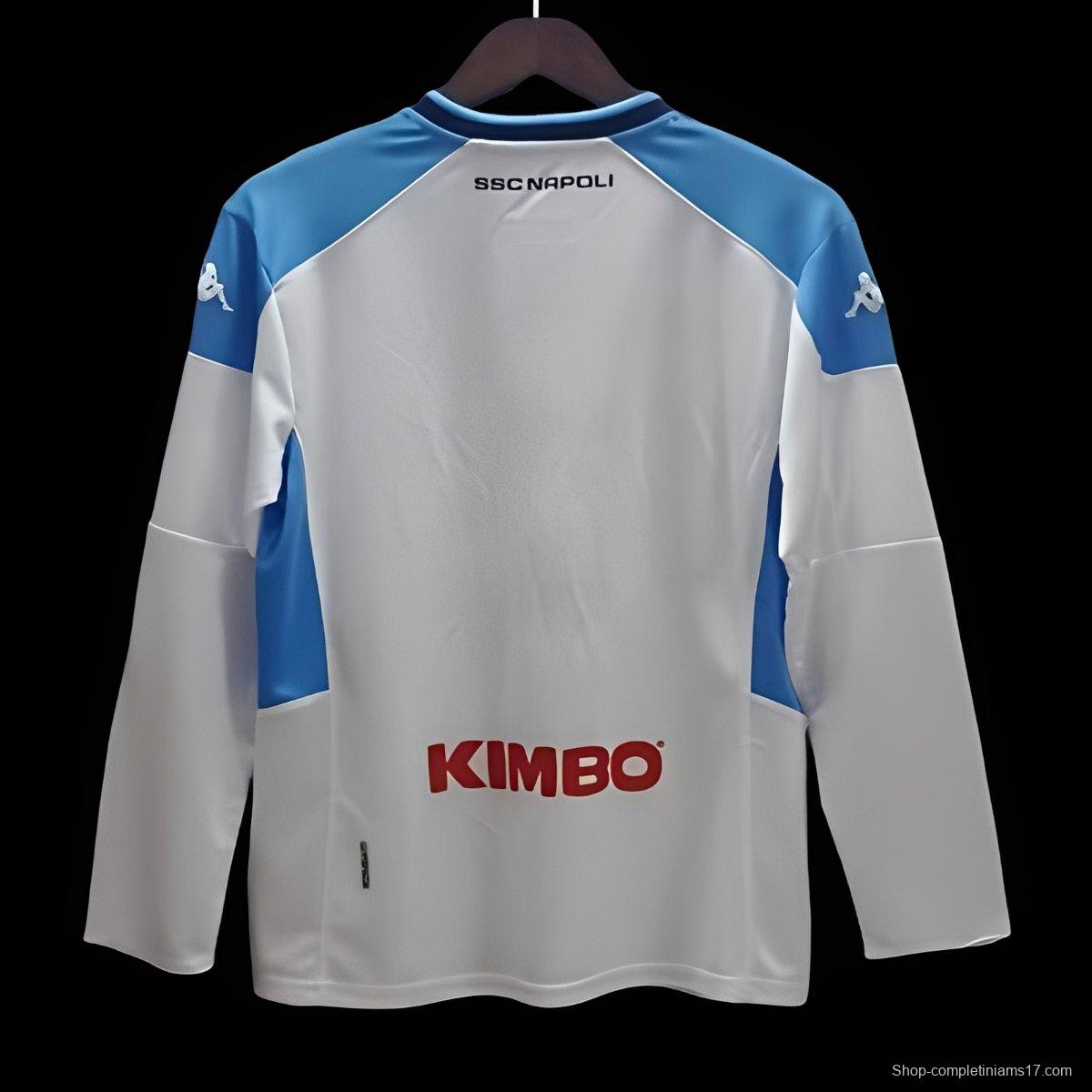 Retro 19/20 Napoli Away Long Sleeve Jersey