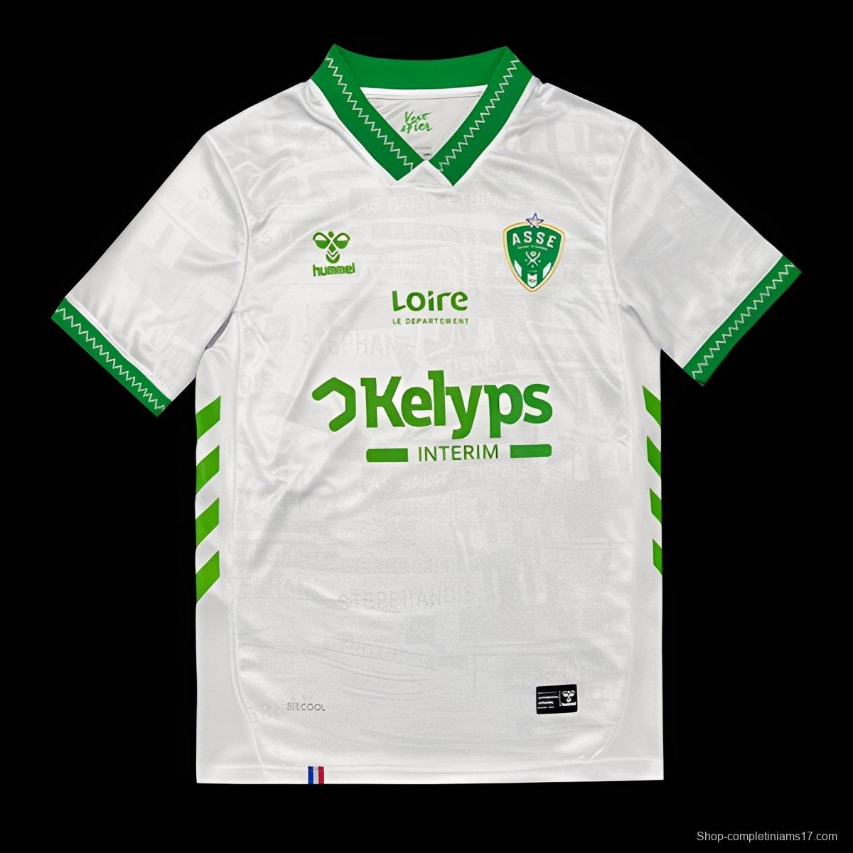 25/26 Saint-Etienne Away White Jersey
