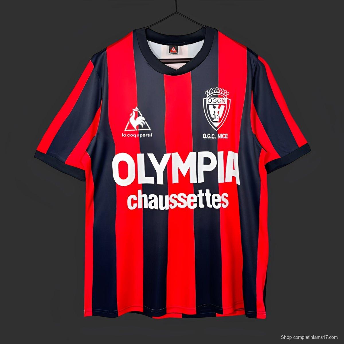 Retro 77/78 OGC Nice Michael Jackson Home Jersey