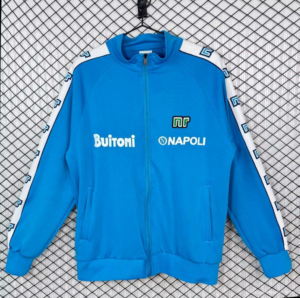 Retro 87/88 Napoli Home Full Zipper Jacket