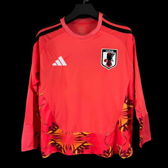 2026 Japan Red Goalkeeper Long Sleeve Jersey