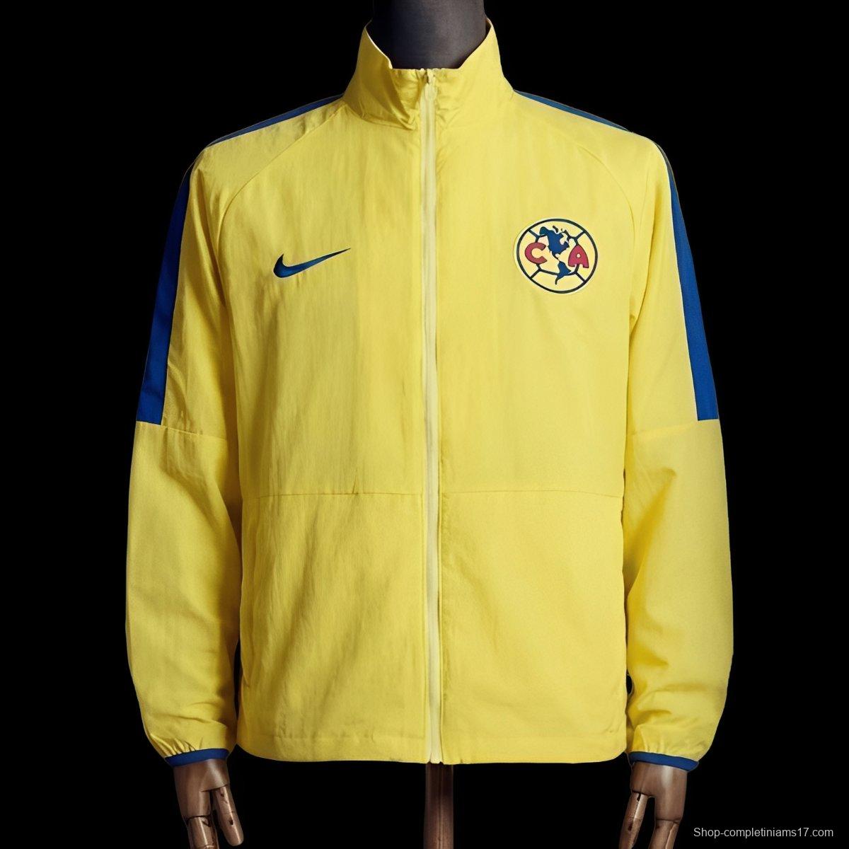 2026 Club America Yellow Jacket Windbreaker