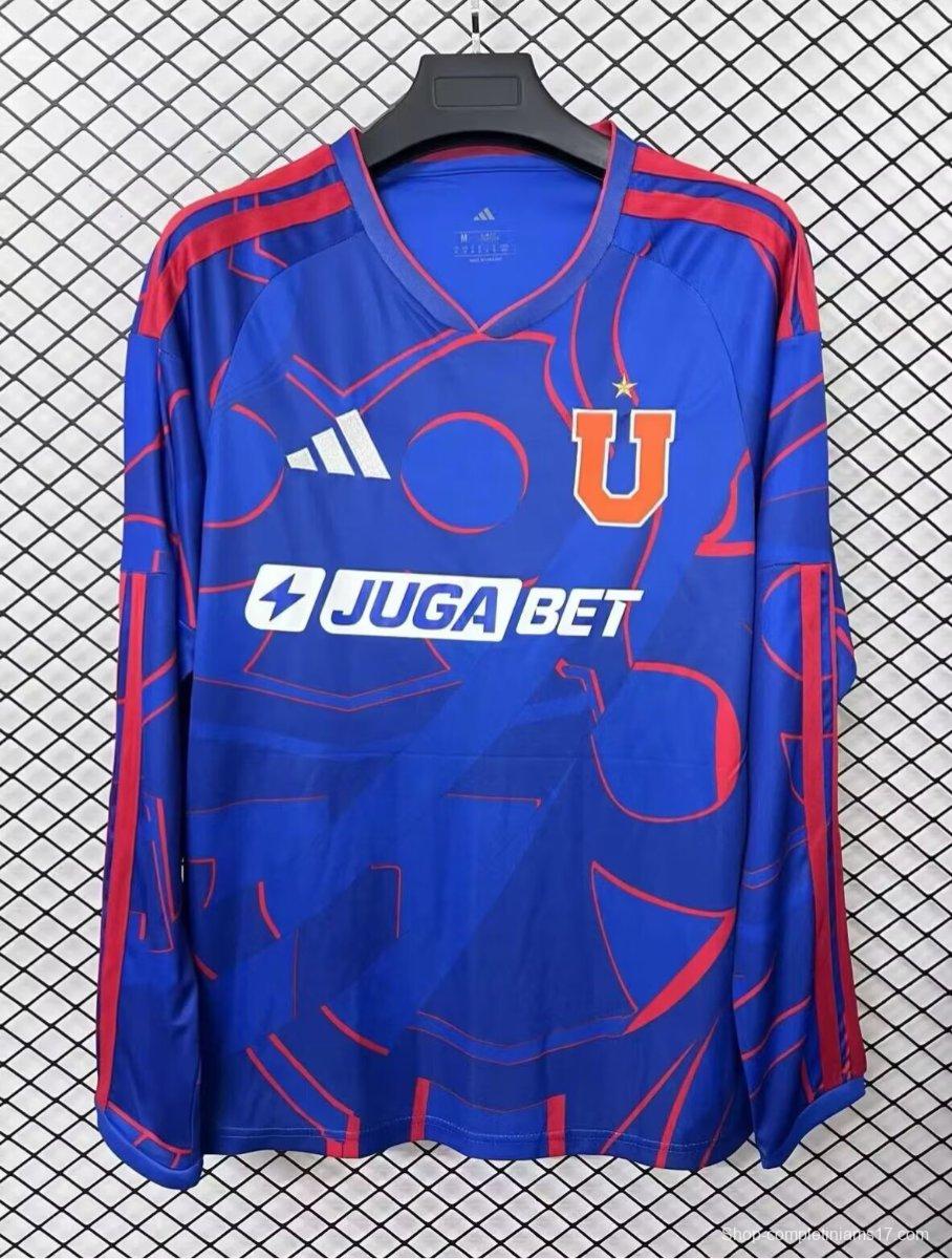 25/26 Club Universidad de Chile Home Long Sleeve Jersey