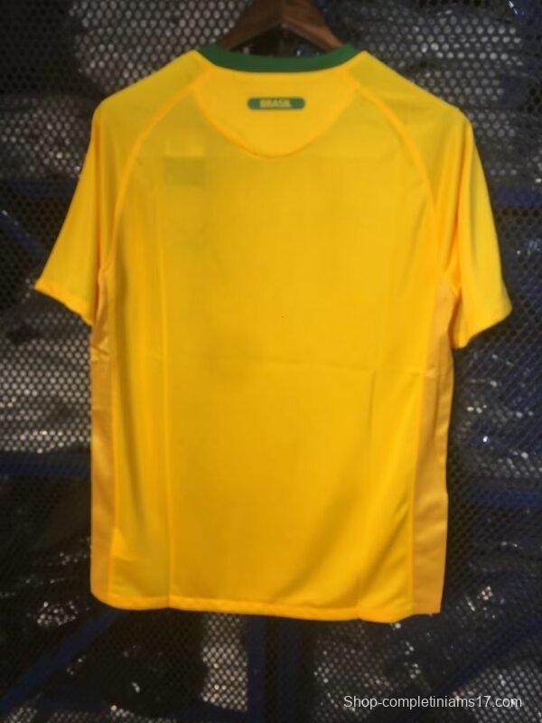 Retro 2010 Brazil Home Jersey