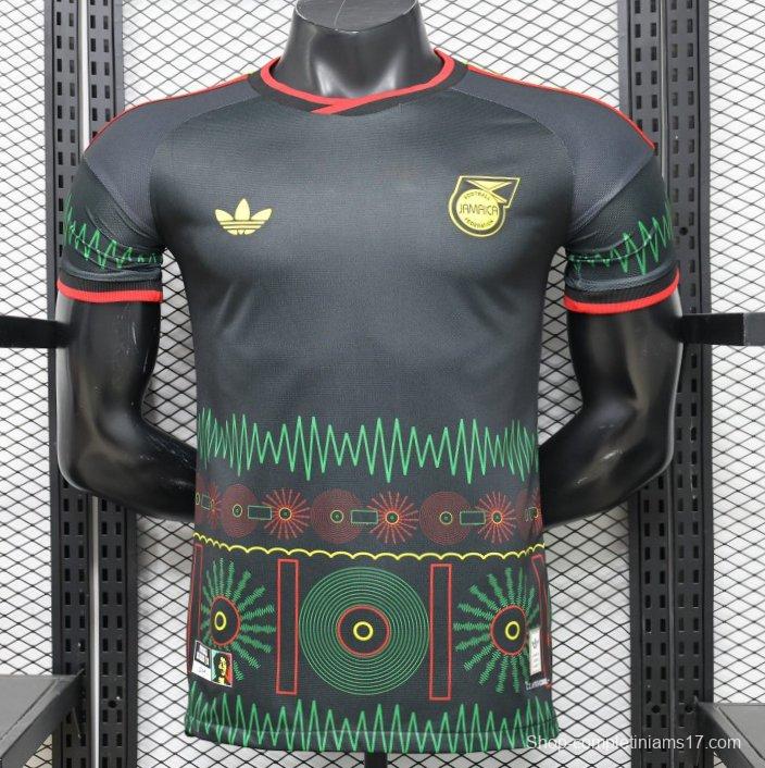 Player Version 2026 Jamaica Dark Grey Reggae Music Culture Special Edition Jersey