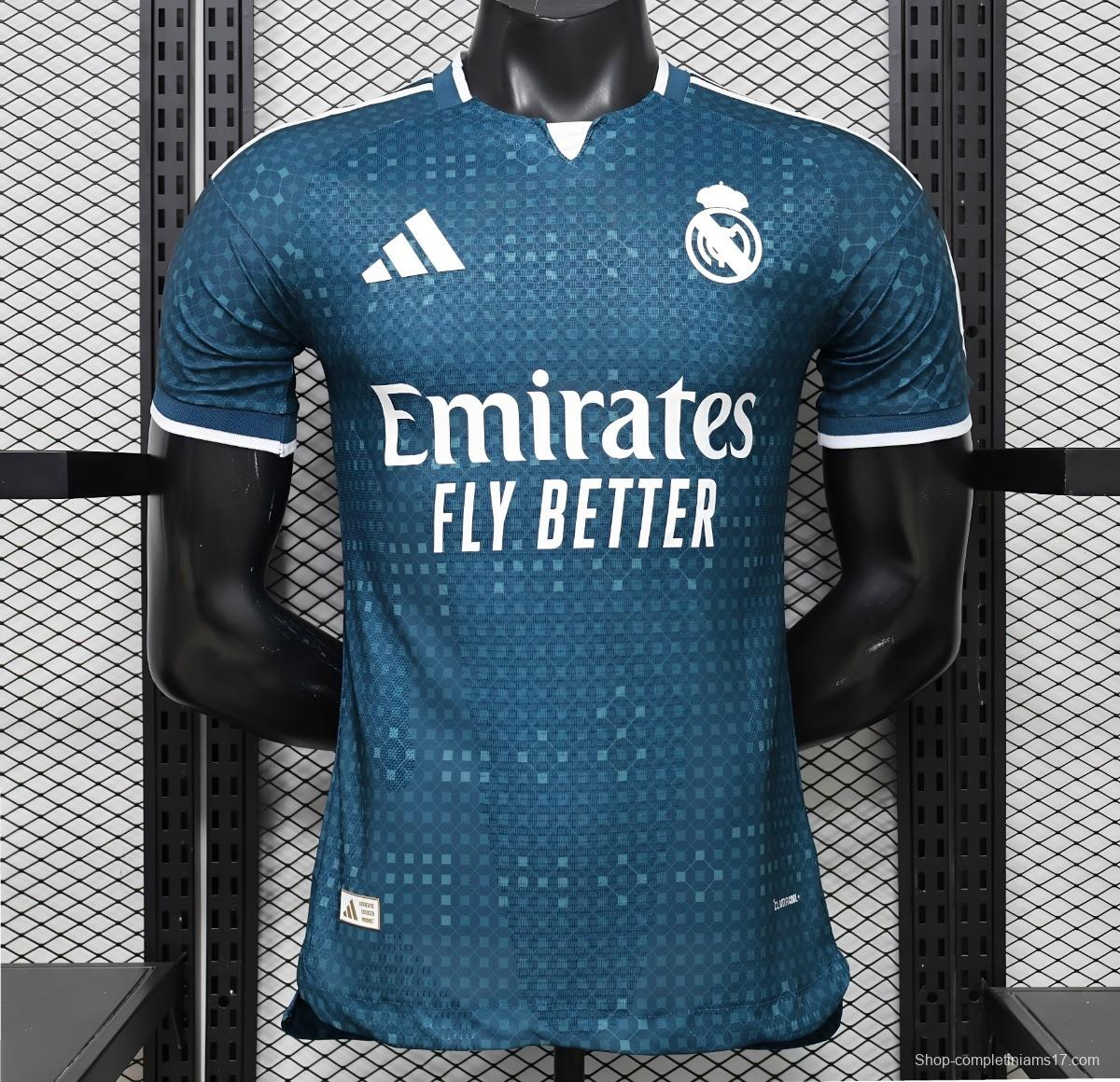 Player Version 26/27 Real Madrid Away Teal Blue  Jersey